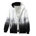 thumbnail image 1 of JHLZHS Fleece Jacket Mens Fashion Simple Hooded Color Blocking Pocket Cardigan Zipper Sweater Jacket Fringe Jacket 051, 1 of 3