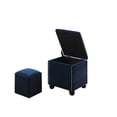 thumbnail image 4 of ORE International 16.5" Tall Storage Bench With Additional Ottoman HB4709, 4 of 5