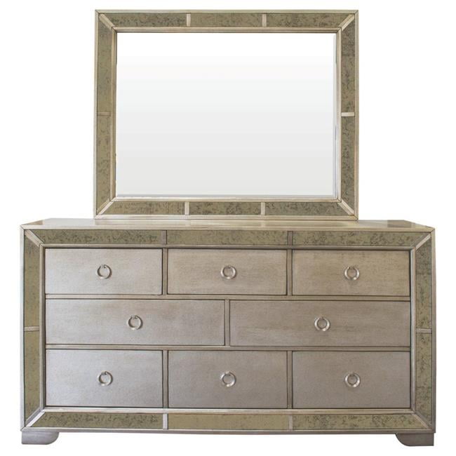 Best Master Furniture B1980 2 Pcs, Best Dresser With Mirror