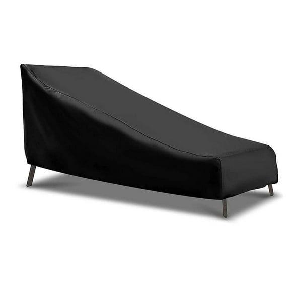 Outdoor Chaise Lounge Cover, Weather Resistant Patio Chaise Cover for Spindrift and Rain Protection, Garden Yard and Balcony Furniture Cover, Fits Most Chaise Lounges