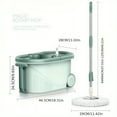thumbnail image 5 of Automatic Rotating Mop with 4 Microfiber Replacement Heads - Lazy Magic Mop Bucket for Easy Cleaning, 5 of 5