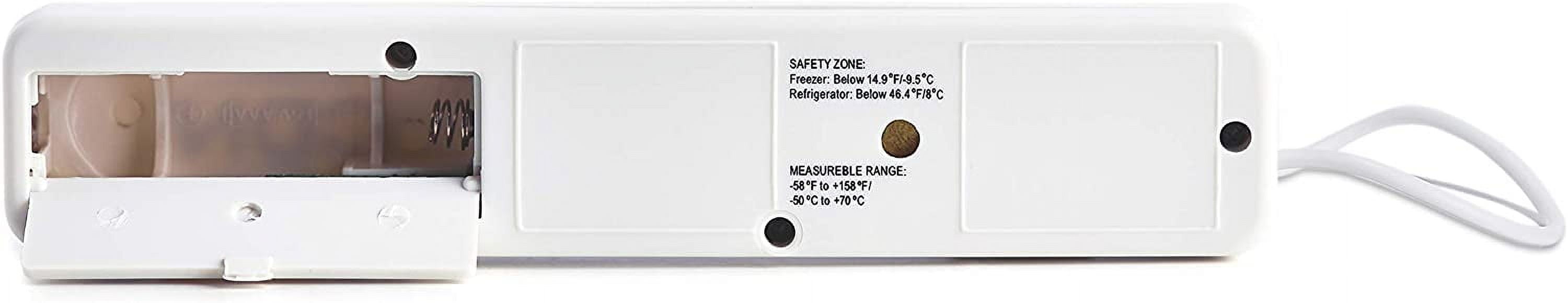 Refrigerator/Freezer Alarm | Room & Refrigerator/Freezer Monitoring, Alert, 39" Sensor Cable, Against Food Spoilage During Power Outages - TA20