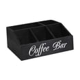 thumbnail image 3 of Organizador de estación de café para encimera, decoración de barra de café, cápsula de café de madera Estilo B, 3 of 9