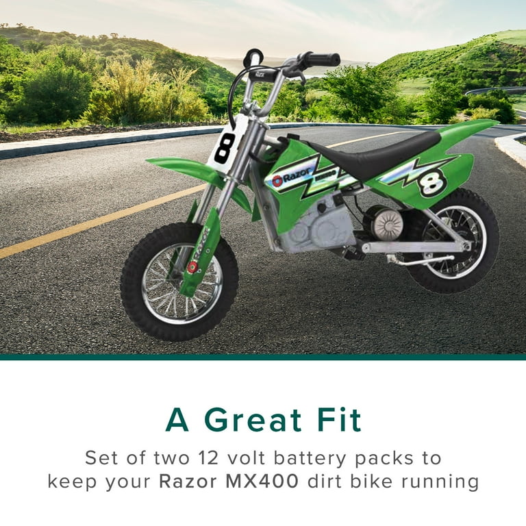 AlveyTech 24 Volt SLA Battery Pack 7 Ah V33 Kit for the Razor MX400 Rocket Dirt Bike Scooter