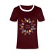 thumbnail image 4 of Fiudx Camisas de Mujer Top de Manga Corta con Cuello Redondo y Estampado Regular de Feliz Pascua Sexy de Verano para Mujer, 4 of 5