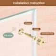 thumbnail image 5 of Uxcell 16Pcs Brass Decorative Screws with Caps, 12 mm Mirror Screws Self-Tapping Screws for Furniture Fixing, 5 of 5