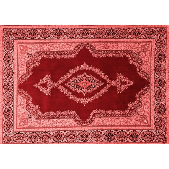Ahgly Company Indoor Rectangle Persian Red Traditional Area Rugs, 5' x 7'