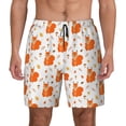 thumbnail image 2 of Picia Cartoon Squirrel pattern Mens Swim Trunks with Compression Liner Stretch Beach Shorts Quick Dry with Zipper Pockets No-Chafing Board Shorts-Large, 2 of 9