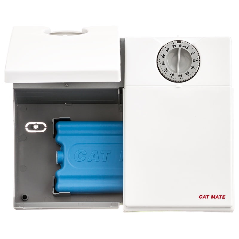 Cat Mate C20 Auto Feeder White Gray Walmart Com