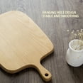 thumbnail image 4 of Small Cheese Board, Beech Wood Cutting Board with Thick Handle, Cutting Board for Bread, Cheese, Meat and Fruit, Serving Tray for Kitchen, 4 of 7