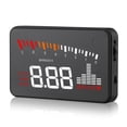 thumbnail image 4 of Pantalla frontal universal para coche X5 HUD de 3,5 pulgadas OBD2-Sistema X5 con aviso de alarma, 4 of 14