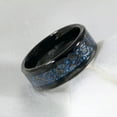 thumbnail image 5 of ringheart Matching Rings His and Her Rings Couple Rings Blue CZ Wedding Ring Sets for Him and Her Men and Women Ring, 5 of 7
