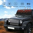 thumbnail image 6 of Bingfone Red Glitter1 Car Windshield Sun Shade Protector Keep Your Vehicle Cool Sun Shield Visor Cover Foldable For Car Truck Suv-Small, 6 of 9