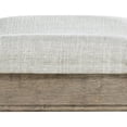 thumbnail image 4 of ROME + OAK Parker 26" Backless Saddle Kitchen Counter Stool, Oak, Grey Upholstery, 4 Pack, 4 of 12
