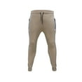 thumbnail image 3 of Timoontee Men's Solid Tracksuit 2 Piece Set Active Workout Sweatsuits Long Sleeve Hoodies Zipper Sweatshirts Drawstring Joggers Casual Clothes Khaki XL, 3 of 8