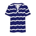 thumbnail image 5 of Ashirexll Summer Shirts for Women, Womens Tops Casual, Plus Size for Women V-Neck Blouse Casual Loose Summer Short Sleeve Blouse, 5 of 5