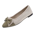 thumbnail image 3 of Jamicy Ballet Flats Shoes for Women: Dressy Pointed Toe Bow Flats Comfortable Slip On Work Business Casual Closed Toe Flat Soft Sole, 3 of 6