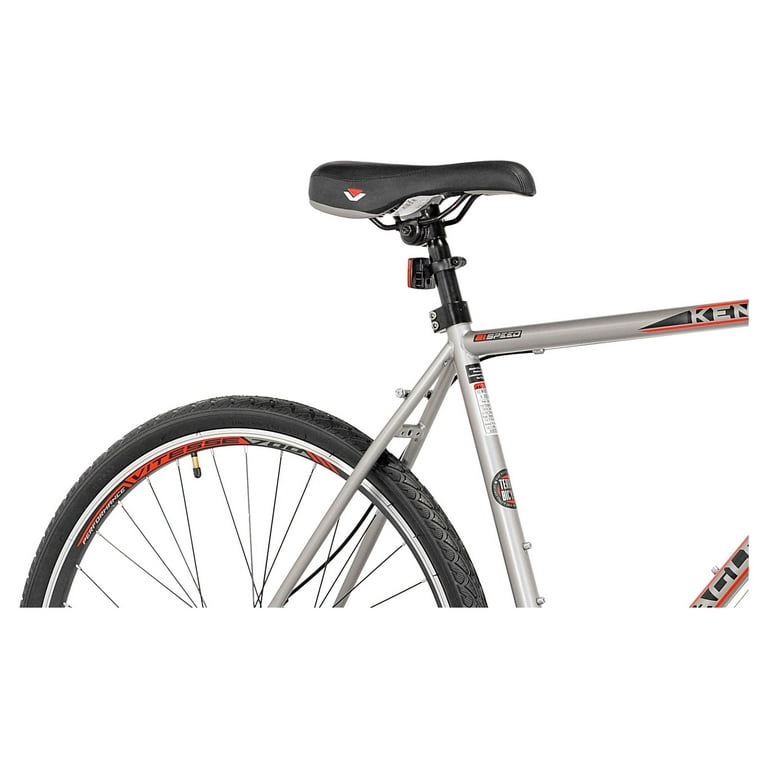 Kent Bicycles 700c Eagle Ridge Adventure Gravel Men s Large Bike Silver Red