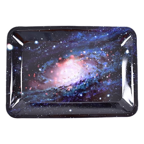 Rolling Tray “Galaxy” 5” x 7" Tobacco Smoke Accessories - Tray God