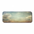 thumbnail image 1 of Vintage Computer Mouse Pad, Sky Looks Like Dream Space with Sun Rays Celestial Miracle Atmosphere Photo, Rectangle Non-Slip Rubber Mousepad Large, 31" x 12" Gaming Size, Blue White, by Ambesonne, 1 of 2