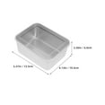 thumbnail image 2 of WESIEVYA 4Pcs Silver Square Fridge Organizers With Preservation Feature For Outdoor Picnic Refrigerator Storage, 2 of 7