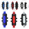 thumbnail image 2 of Rechargeable Led Bike Tail Light Multi Mode Bicycle Safety Warning Flashlight Usb Lamp Front Rear Taillight For Cycling, 2 of 8