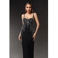 thumbnail image 3 of Vestido Bellabarnetten Juyce maxi con vendaje de diamante sin mangas, 3 of 7