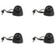 thumbnail image 1 of 4X Negro Camaras de Vigilancia PAL 1/3 pulgada CMOS 700TVL 24 LED IR Corte 3,6 mm Camara de CCTV de Cupula Interior de Seguridad, 1 of 5