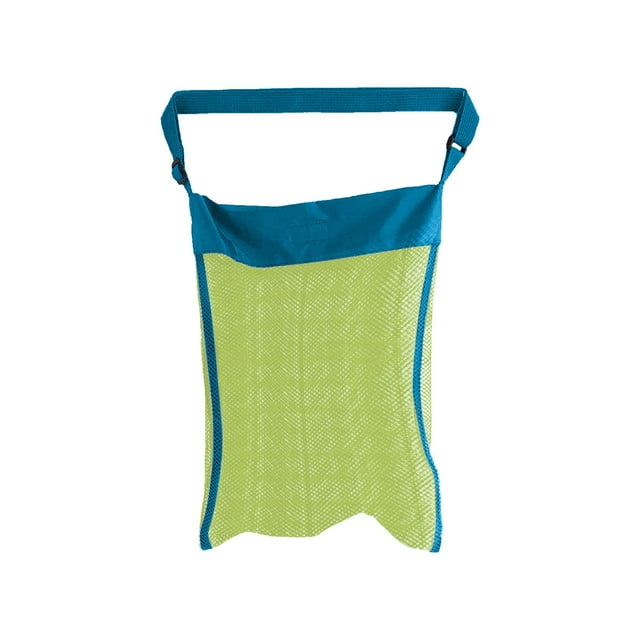 Bolsa de malla de juguete de playa mediana Bolsa de recolección de conchas para niños Juguete de arena de playa mediana Wmkox8yii shdjk5149