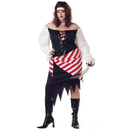 Ruby The Pirate Wench Beauty Costume Adult Plus