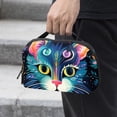 thumbnail image 2 of Cat Travel Organizer Digital Pouch Charger Case Organizer Charge Cord Organizer Waterproof Oxford Cloth Electronics Organizer Bag 5.9x9.44x3.14 in., 2 of 6