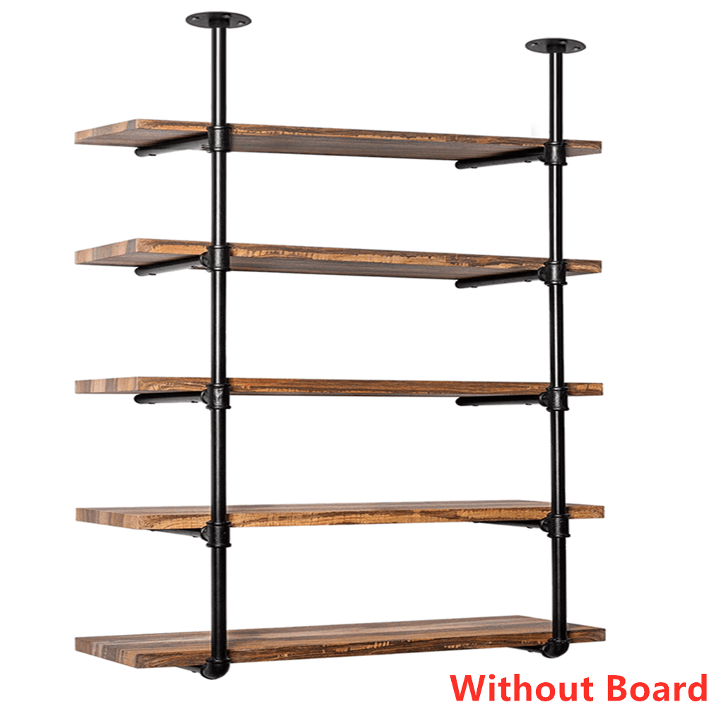 12.6inch Deep 1Pair 2/3/4/5/6 Tier DIY Industrial Retro Iron Pipe