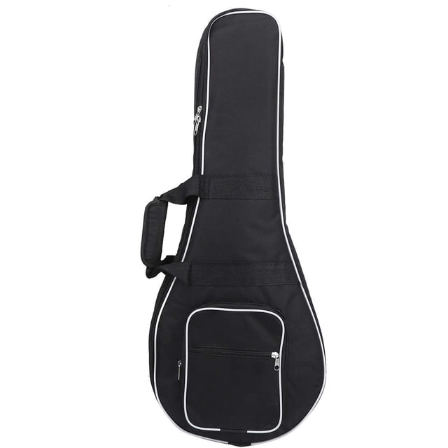 Mandolin Case, Portable, Durable, Oxford Cloth, Easy to Carry, Side Pockets, for Musicians, Travelers, Students, Daily Use, Conce