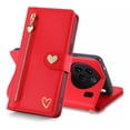 thumbnail image 1 of . Funda De Piel Con Tapa Para Oppo Con Cierre De Tarjetas Y, 1 of 1