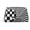 Silver, variant on Waterproof PU Leather Toiletry Cosmetic Bag Bulge Checkerboard Portable Travel Makeup Organizer Bag for Women Gold