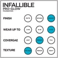 thumbnail image 5 of Base de maquillaje L'Oreal Paris Infallible Pro-Glow, 24 horas, 30 ml, beige, 5 of 5