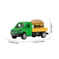 thumbnail image 3 of Fasiaou Burger-Themed Toy Car Model with Realistic Design for Children's Play and Gift Giving,Green, 3 of 6