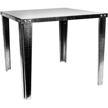 Oatey 34057 Galvanized Water Heater Stand, 21"" Square x 18"" High, Steel