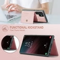 thumbnail image 3 of Allytech 2 in 1 Detachable Wallet Case for Samsung Galaxy S23 Ultra, [Support Wireless Charging] [4 Card Slots & 2 Cash Pocket], Retro PU Leather Magnetic Closure Shockproof Anti-Drop Slim Case, Pink, 3 of 8