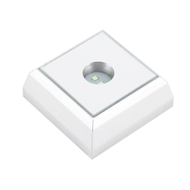 Soporte para LED, base para lámpara LED cuadrada Soporte para lámpara con base LED Aspecto llamativo