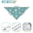 thumbnail image 6 of Dog Bandana 1 Pack,Blue Christmas Snowflake and Star Pattern Bandanas for Dogs,Cat Bandana,Small/ Large Dog Bandana 2 Size,Dog Bandanas Girl Boy, 6 of 6