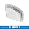 thumbnail image 5 of Automatic Engine Oil Cooler No.1041800409 for Mercedes-Benz W202 1994-1997 Aluminum Silver Tone, 5 of 6