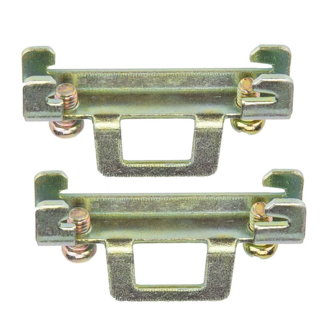 Clip De Sujeción Para Riel DIN, 10 Uds., Clip De Sujeción De Abrazadera Fija Para Riel DIN De 35mm, Modelo De Metal 11 ANGGREK DIN Rail Fixed Clamp