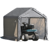 Shelterlogic Shed-In-A-Box Steel Metal Peak Roof Storage 6 X 6 X 6' Shed Grey