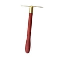 thumbnail image 2 of Masajeador Gua Sha ergonómico de latón con mango de madera, herramienta de masaje facial para la espalda y el cuello. 22 cm, 2 of 9
