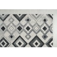 thumbnail image 7 of Dark Light Grey Modern Geometric Area Rug Tapis 2x3, 3x10, 4x5, 5 x 7, 8x10, 9 by 12 feet For Living Dining Room Bedroom Patio Hallway Diamond Pattern, 7 of 7