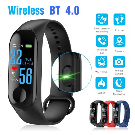 Bluetooth Smart Watch, EEEKit Waterproof Smart Wrist Watch Band Heart Rate Monitor with 3D Sensor Pedometer Blood Pressure Monitoring for iPhone Samsung LG Google Nokia (Best Bluetooth Heart Rate Monitor For Iphone 5)