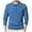 Blue, variant on JTieacloth Mens Button Closure Shirt Male Knitwear Solid Color Shirt Collar Thin Long Sleeve Base Sweater Slim Fit Pullover Knit Blue L