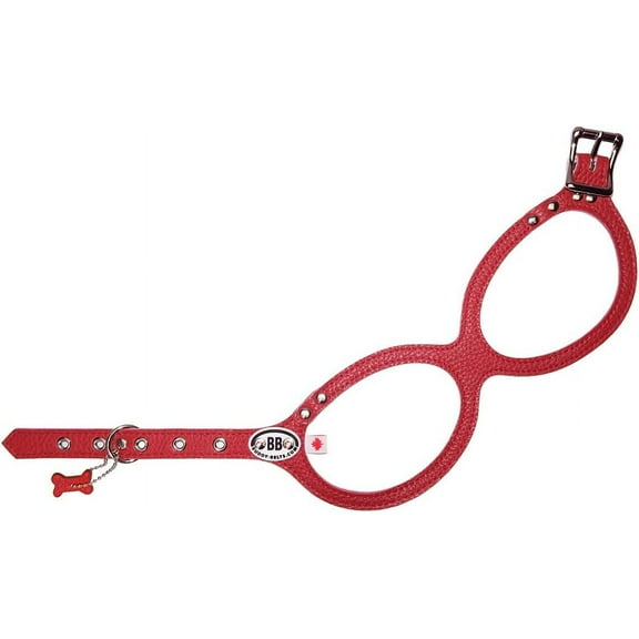 Buddy Belts Harness Pebble Grain Red - Premium Edition (2)