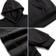 thumbnail image 4 of Sudadera con capucha y cremallera Minus-Two para hombre, chaqueta informal estilo hip hop Y2K, sudadera con capucha cargo unisex Minus-Two, 4 of 5